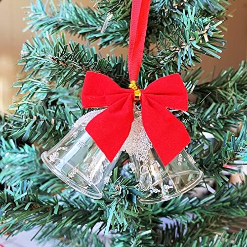 2022 Árvore de Natal Crystal Bell Decoração de cristal Relógio Decoração em casa