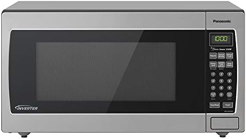 Panasonic Microwave Forno NN-SN766S Bancada de aço inoxidável/embutida com tecnologia de inversor e sensor genial, 1,6 pé cúbico,