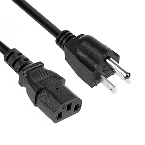 TPLTech 3 Prong CA Power Cord for Sony PS3 Console PlayStation 3 Substituição universal de cabo de energia