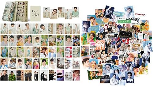 55pcs Seventeen Fotocard e 92pcs Seventeen adesivos Presente para coleção de fãs