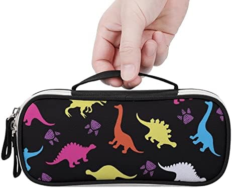 Dinossauros coloridos laptop de laptop de mochila de mochila viaja de paypack com bolsos para homens mulheres