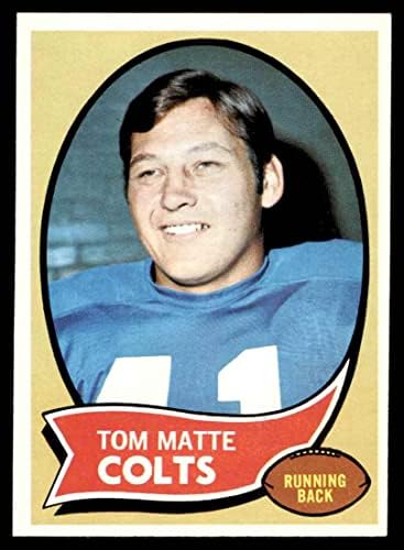 1970 Topps 142 Tom Matte Baltimore Colts EX/MT Colts Ohio St ST