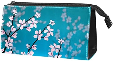 Tbouobt Gifts for Men Momen Sacos de maquiagem bolsa de higienetril Smith Smith Cosmetic Sacos, flores de flores Spring Floral