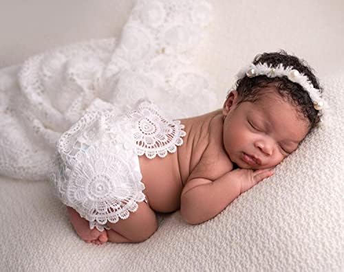 Honra Baby Photography Props Lace Blanket para recém -nascidas camadas de fotos foto posando pano de fundo boho