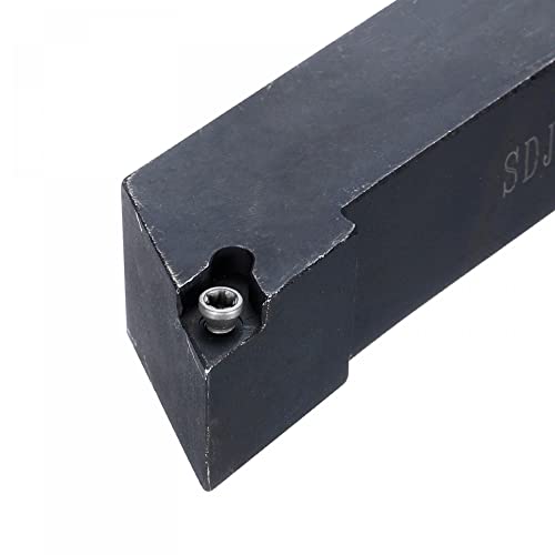 UXCELL Indexable CNC Turning Turning Tool Titular, 93 ° SDJCR1616H07 5/8 Shank 40crmo-42crmo Aço de ginástica de ginástica de aço para girar o grooving Threading Threading