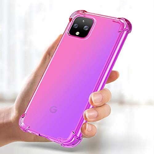 Caso Gufuwo para Google Pixel 4 XL, Google Pixel 4 XL CASO COTURA, GRADIIO SLIM ANTIR SRACK STRAT CLET TPU CASE CAPA CAPA DE CHUMPLE