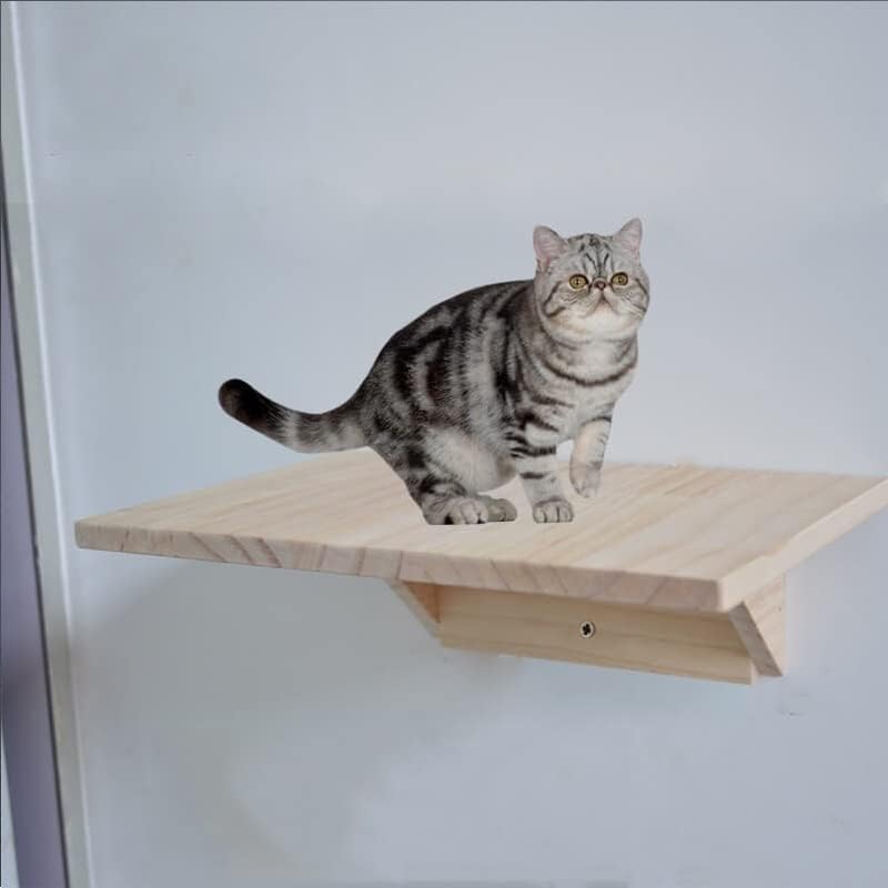 CAT Árvore de gato quadro Stratch Placa de madeira Plataforma de salto Diy Pet Furniture Kitte