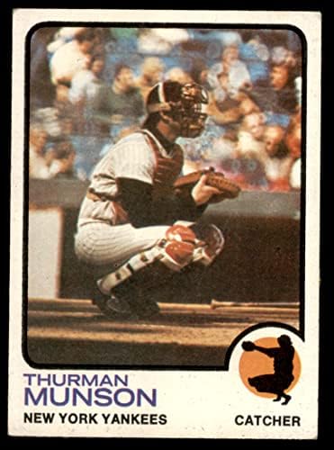 1973 Topps # 142 Thurman Munson New York Yankees VG+ Yankees