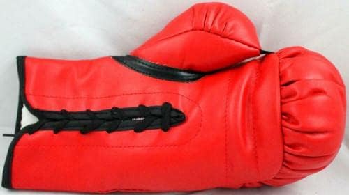 Floyd Mayweather autografado Everlast Red Boxing Glove- JSA autenticado *esquerda - luvas de boxe autografadas