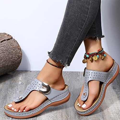 XIPCOKM Slippers for Women Summer Summer Support Flip Flip Flip Flip