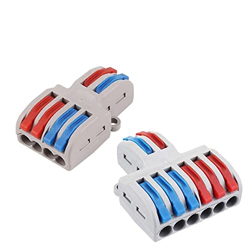 5/10pcs SPL-42/62 Conector de fio rápido FIENCIONAL CONECTOR DE CABO UNIVERSAL BLOCO TERMINAL DE CONGRENTO DE CONGRENTE