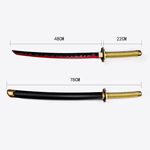 Hejiu Made Katana Anime Cosplay Sword, Real Katana Demon Slayer Anime Samurai Cosplay Sword, Katana japonesa, lâmina de