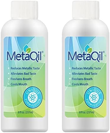 Enxágue oral metaqil, comprovada para aliviar os distúrbios metálicos, amargos e outros do paladar, feitos de ingredientes naturais,