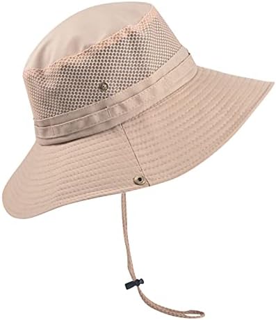 Chapéus ocidentais para mulheres Modendo os chapéus de pescadores ajustáveis ​​chapéus de fazenda chapéu de rancho