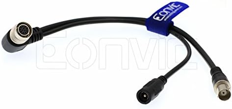 Cabo de alimentação eonvic para câmera Sony 12pin hirose feminina para fêmea DC BNC Industrial Camera Video Signal Cable