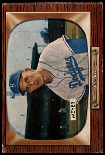 1955 Bowman 196 Russ Meyer Good Dodgers