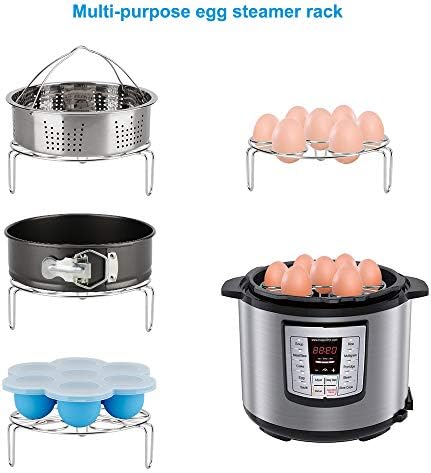 Acessórios-Set-For-Insta-Pot, acessível acessível com pote instantâneo 6 qt 8 quart, com vapor de cesta de que cheesecake pan ovo