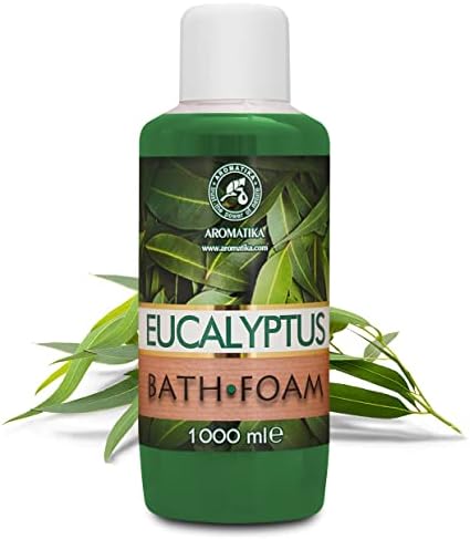 Espuma de banho com eucalipto Óleo essencial - 34 FL OZ - Cuidados corporais - bom sono - beleza - banho - cuidados