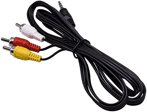 HQRP AV Audio Video Cable/cordão compatível com JVC GR-D290US GR-D295US GR-D32US GR-D33US GR-D347US GR-D350US CORMcorder
