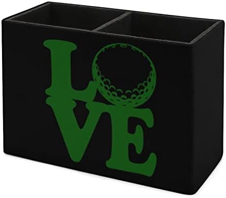 Love Golf PU PU CHEARO CELA CULHA LEGANTE CULHA CASE Organizador da caixa Caixa de artigos de papelaria para o escritório em casa