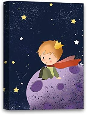 The Little Prince Canvas Wall Art Bursery Decor for Home Kids Room Prints 8 x 10