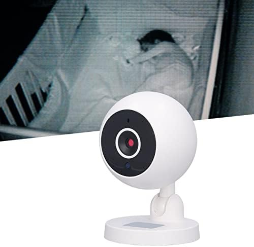 Câmera de segurança sem fio, 1080p HD chamadas de voz de duas vias Detecção de movimento interno Visualização remota Visão noturna infravermelha Smart App Connective Home Office Camera Monitor com microfone e alto -falante