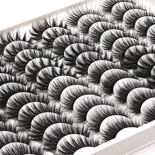 Cílios falsos de veleasha 30 pares cílios de vison faux visões naturais famosos cílios falsos 6 estilos pacote de cílios misturados