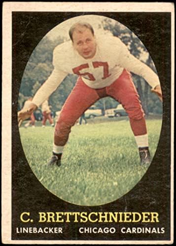 1958 Topps 28 Carl Brettschneider Chicago Cardinals-FB Good Cardinals-Fb Iowa St St.