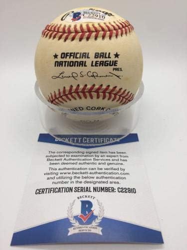 Bob Purkey assinou o autógrafo OMLB NL Baseball BECKETT C22910 - Bolalls autografados