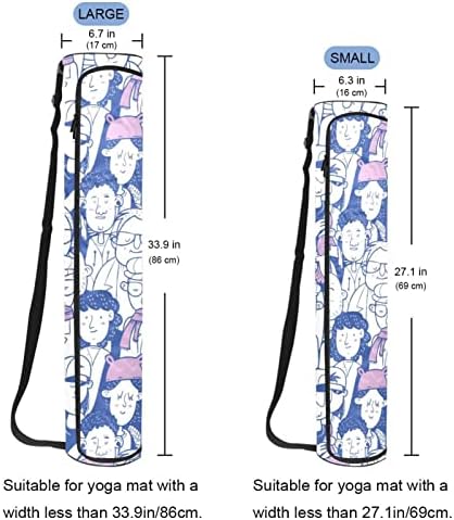 Saco de transportador de tapete de ioga de pessoas com alça de ombro de ioga bolsa de ginástica bolsa de praia