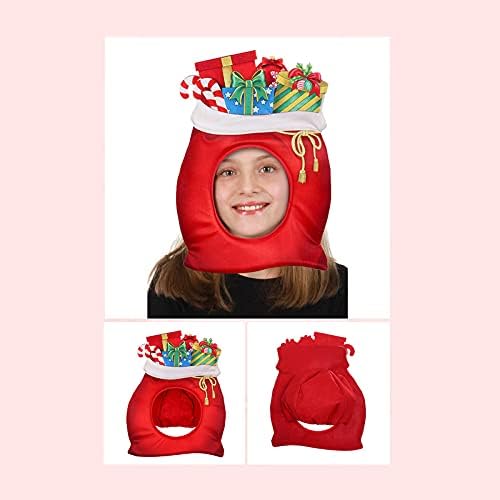 3pcs Chapéu criativo de Natal, Hat Hat Performance Propções Halloween/Carnaval de Natal Decorações de Cosplay Cosplay