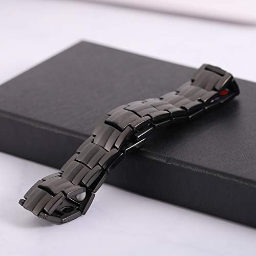 Fifzzz Magnetic Bracelet para homens e meninos, pulseira de link de cobre com um presente de joalheria de ímãs fortes da linha