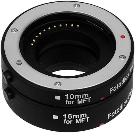 Kit de tubo de extensão macro automática Fotodiox Pro para câmera Micro Four Thirds