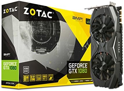 ZOTAC GeForce GTX 1080 Amp! Edição, ZT-P10800C-10P, 8GB GDDR5X ICE ICE Storm Resfrige
