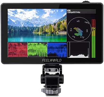 FeelWorld F6 Plus e Lut5 Camera Campo DSLR Monitor Pacote