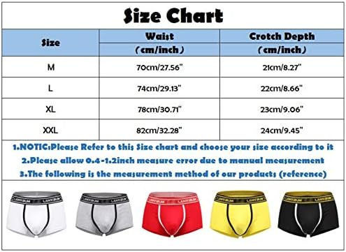 Shorts de boxer bmisEgm para homens embalam shorts sexy calça boxers cuecas cuecas calcinhas calcinhas sólidas homens