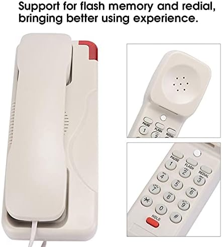 KLHHG HOTEL Business Linear linear telefone Montagem de parede Desktop Home Office Telephone Phone Phone