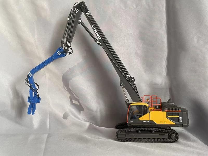 FLOZ PARA MOTORART PARA VOLVO EC480E MACHINARIA DE MACHINARIA AZUL 1:50 Modelo pré-construído de caminhão