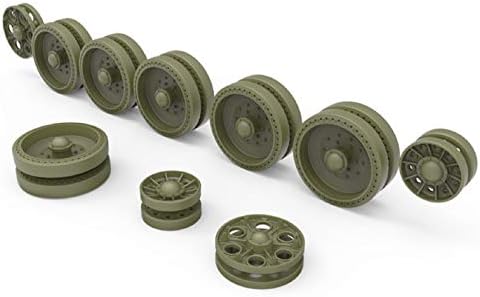 Miniart 1/35 Scale T-34 Wheels Set 1942-43 Series-Kit de construção de modelos de plástico 35239