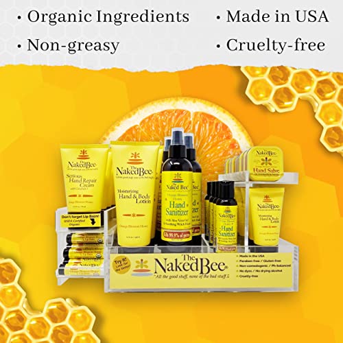 A Loção de Mão e Corpo Hidratante da Bee Naked, 8 FL OZ, Vanilla Rose & Honey