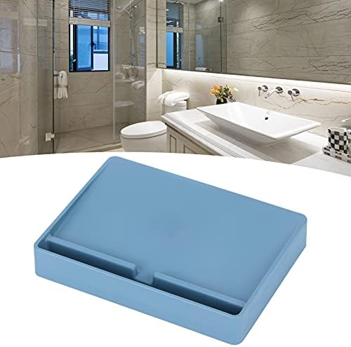 Lesiega Soap Dish Bandeja de bandeja Sopa com design de ângulo leve e inclinado, caixa de sabão para banheiro, banheiro e pia
