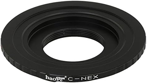 Haoge Lens Mount Adapter for C Mount CCTV TV Movie Lens to Sony E Mount NEX Camera Such as a3000 a3500 a5000 a5100 a6000 a6400