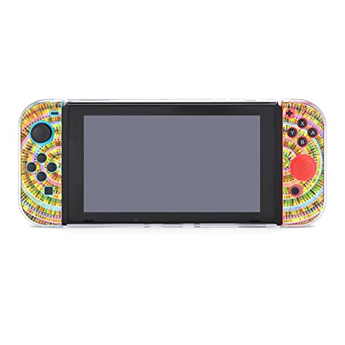 Tampa de caixa protetora não-alcance para interruptores Nintendos, Tie Dye Switchs Console de jogo Anti-arranhão PC à prova de que