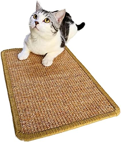 Cat Scratcher para pequenos gatos - almofadas de arranhões para gatos internos - pare de gato arranhando móveis - sisal pequeno gato