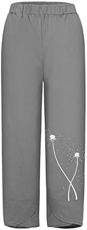 Calças de zíper com zíper para mulheres de gestão para mulheres Capri Capri Plus Size Pants For Women Works Casual High