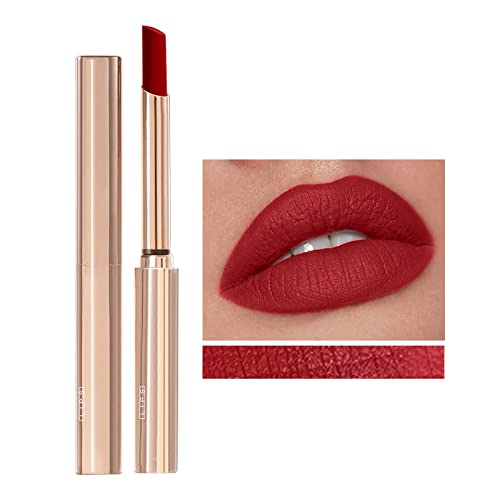 Instinto de preenchimento Plumping Lip Color Velvet Lipstick para uso diário não fácil de desaparecer sem maquie