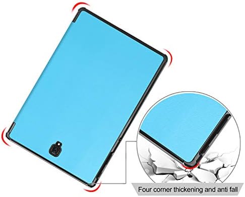 Aijako Samsung Galaxy Tab S4 10.5 2018 Case de fólio, capa de casca de stand Ultra Slim Tri-Fold com sono/despertar automático para