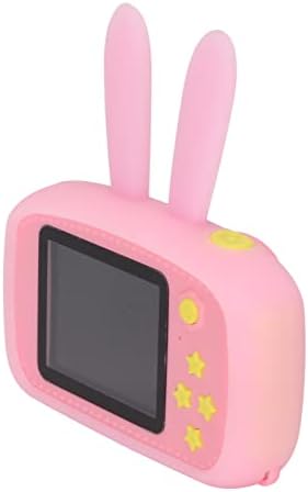 VIFEMIFY CELHER CELHERA BUNNY Aparência 1080p Full HD Kids Digital Camera Toy com cordão e câmera rosa a cabo de carregamento