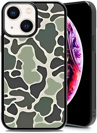 RSMTCI CAMO VELHO VELHO CAMO para iPhone 14 Case/iPhone 13 Case Silicone Protection Funny Protection