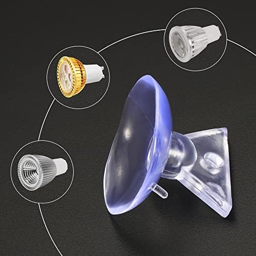 Meccanixity Bulb Changers, 35 mm dia. Lâmpada de luz de sucção de copo de substituição de ferramentas para lâmpadas GU10 MR16,